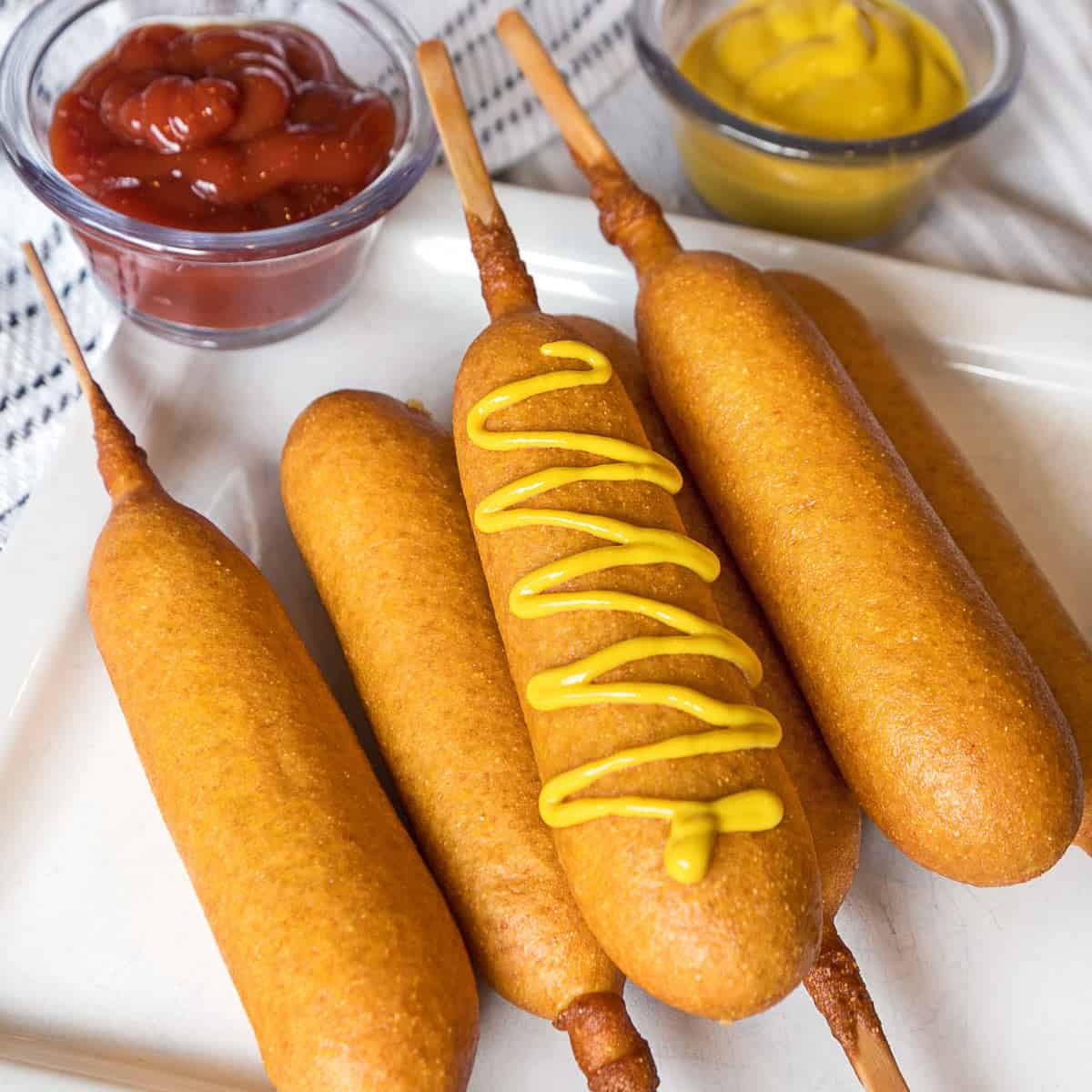 Corn Dogs in Air Fryer Recipe (Frozen)
